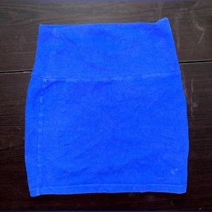 Blue Mini Skirt